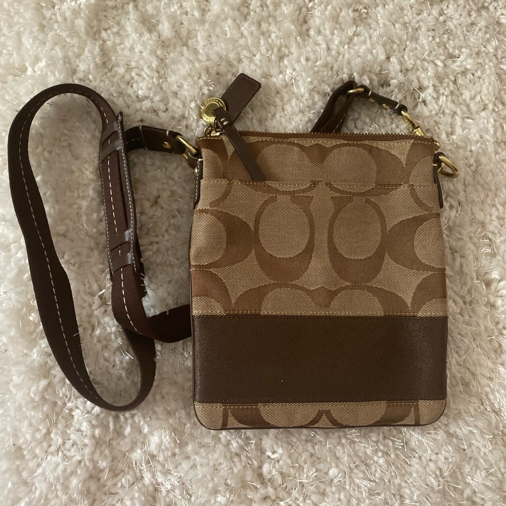 Small Coach signature bag